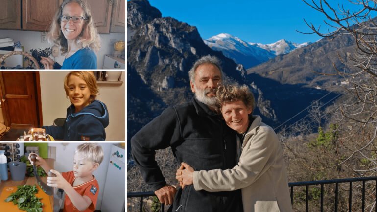 Benedicte family - French Alps